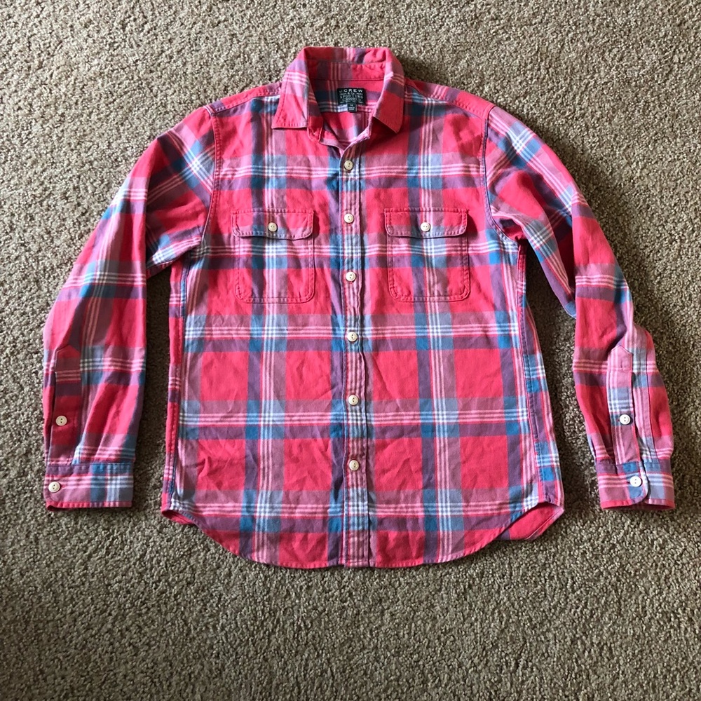 J. Crew Soft Flannel Button-up - Size Large